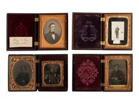 [EARLY PHOTOGRAPHY]. 37 assorted Union cases.