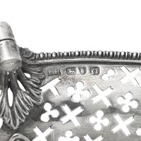 A George III Pierced and Engraved Silver Cake Basket