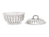 A Mexican Silver Covered Bowl Retailed by Tiffany and Co
