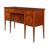 A Federal Mahogany and Satinwood Sideboard