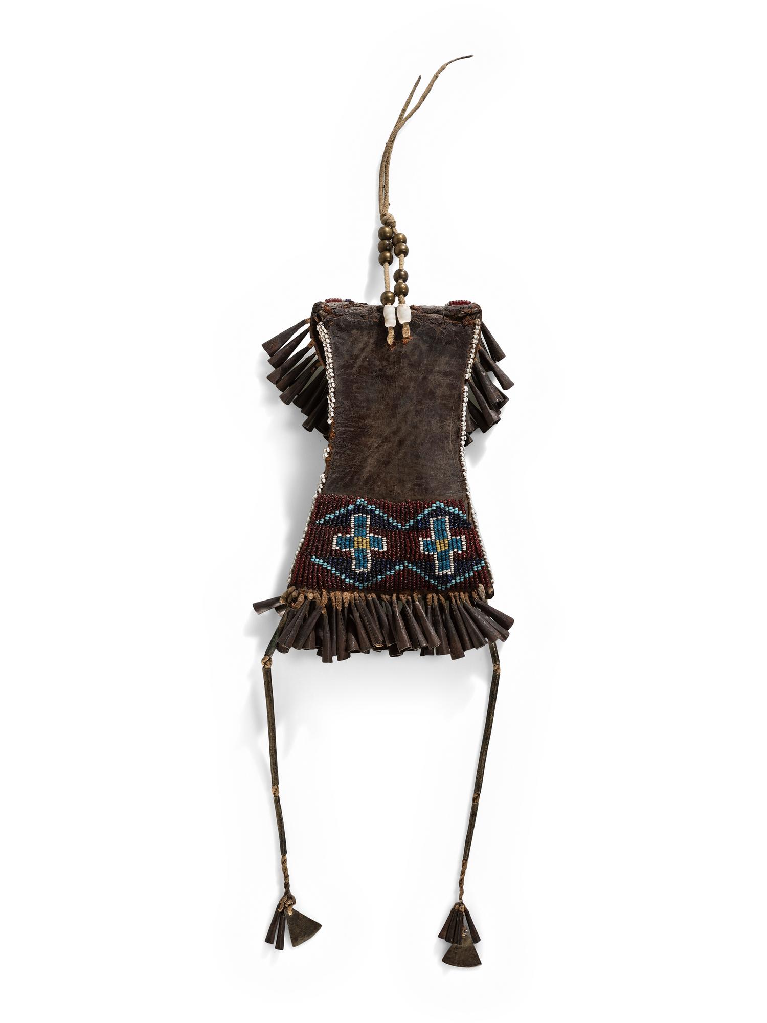 Cheyenne-Arapaho Beaded Strike-a-Light Bag