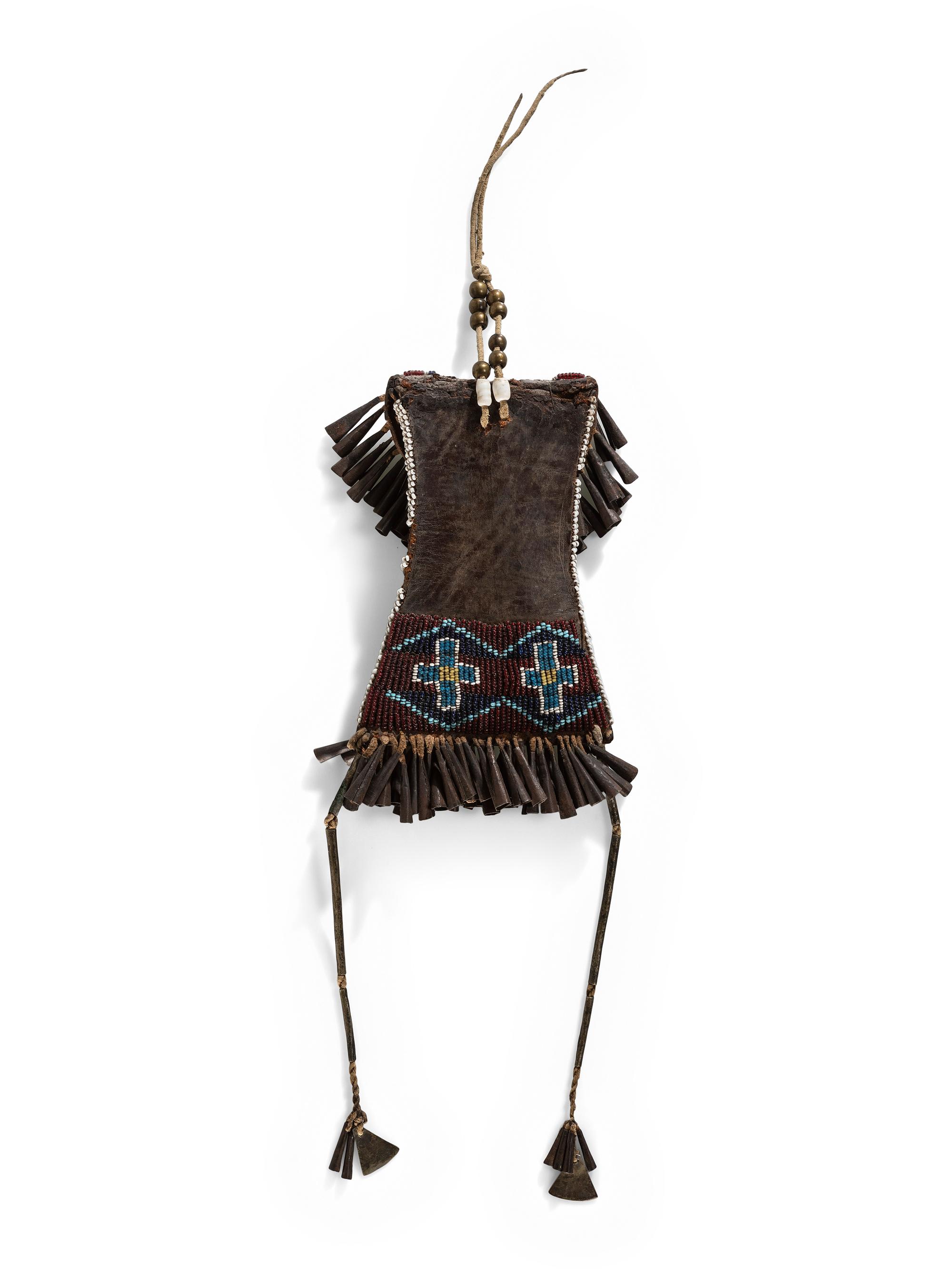 Cheyenne-Arapaho Beaded Strike-a-Light Bag