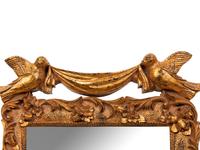 A Italian Giltwood Trumeau Mirror