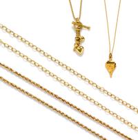 A Collection of Yellow Gold and Goldtone Jewelry, 25.40 dwts.