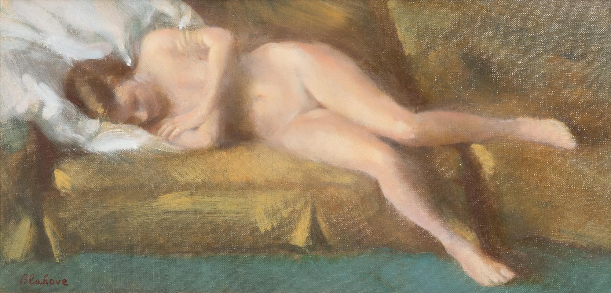 Sleeping Nude; Together with Nude Ascending a Staircase (two works)