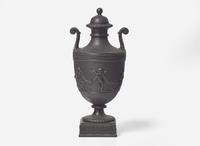 A Wedgwood Black Basalt Vase and Cover, UK, 19th century