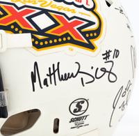 A 2006 Chicago Rush Team Signed Autograph Arena Bowl XX Football Helmet Presented to Mike Ditka Formerly Displayed at Mike Ditka's Restaurant
