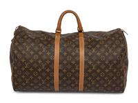 LOUIS VUITTON FRENCH COMPANY MONOGRAM KEEPALL