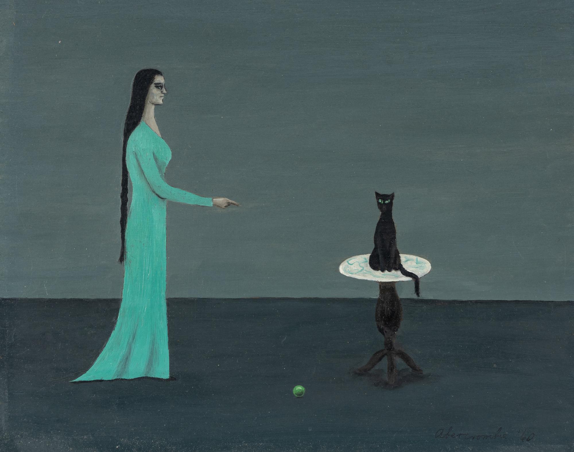 Lady with Black Braid, 1960