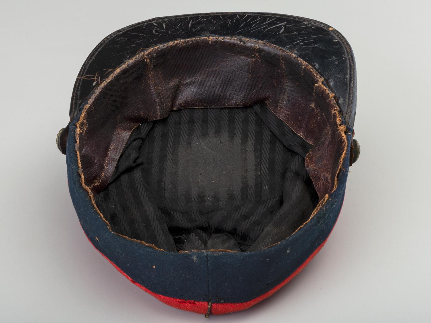 [CIVIL WAR]. 5th New York Veteran Infantry, Duryea's Zouave kepi, identified to James Thomas Westlake with CDV portraits.