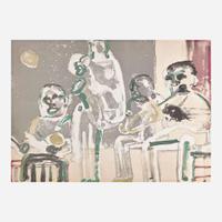 Romare Bearden (American, 1911-1988) Tenor Sermon from the Jazz Series