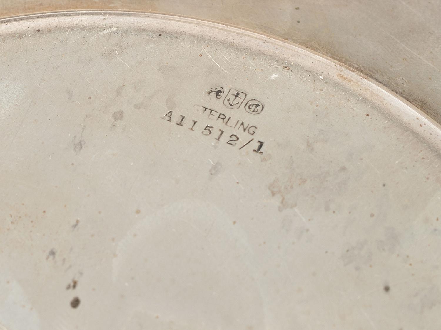A Gorham Silver Nursery Rhyme Child's Plate
