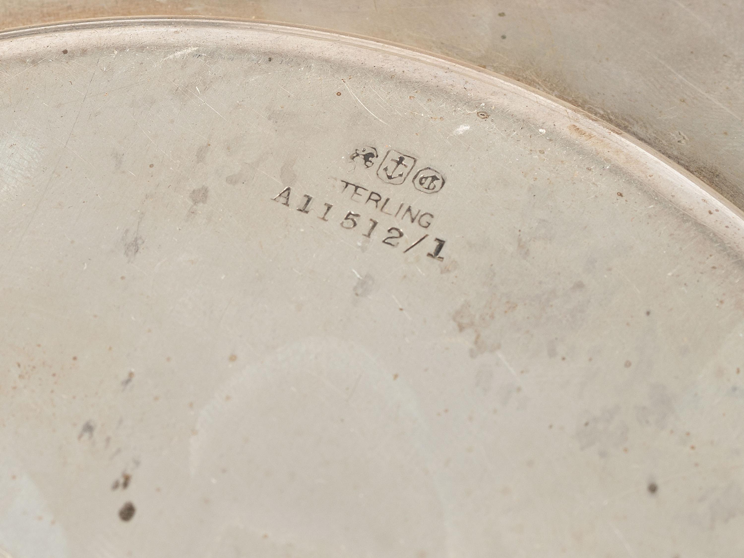 A Gorham Silver Nursery Rhyme Child's Plate