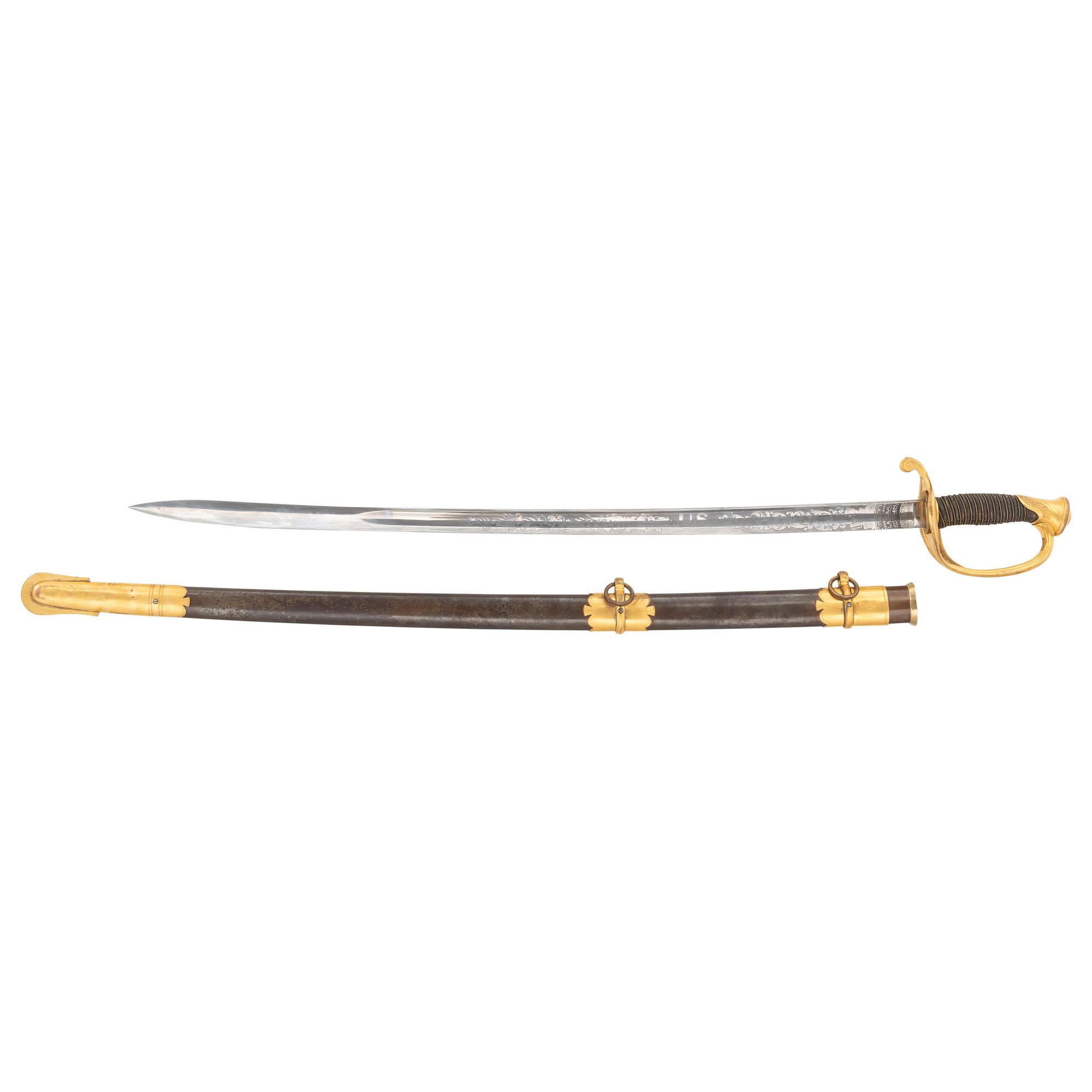 Fine US Model 1850 Staff & Field Officers Sword by Ames