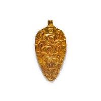 A Phoenician Gold Leaf-Shaped Pendant