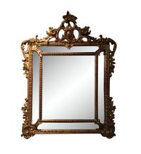Regence Style Giltwood and Gesso Mirror