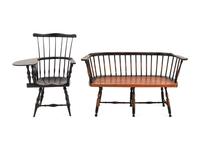 Two Diminutive American Painted Furniture Articles