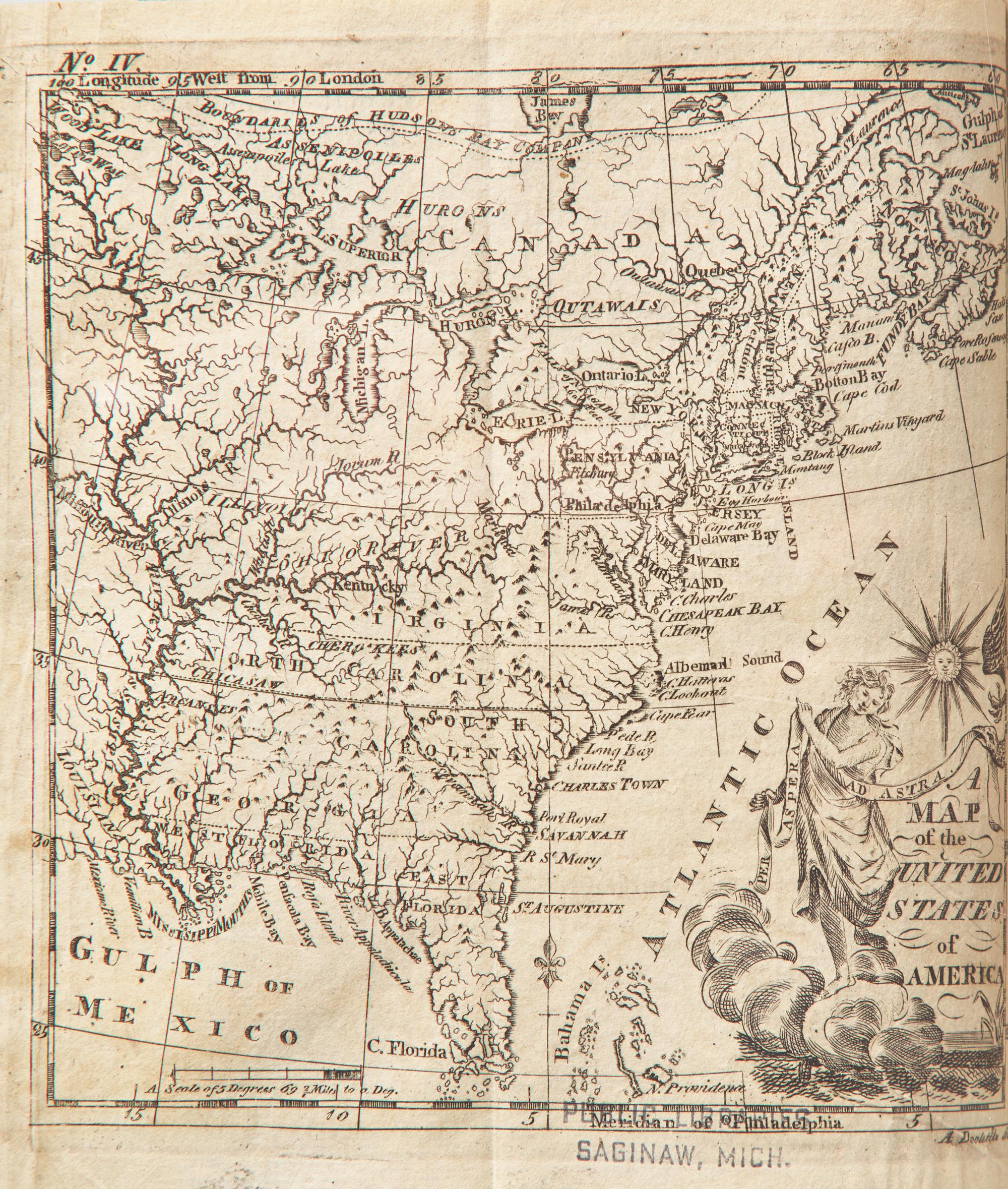 [Americana] Morse, Jedediah. Geography Made Easy: Being an Abridgement of the American Geography...