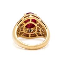 VAN CLEEF & ARPELS, RUBY AND DIAMOND RING