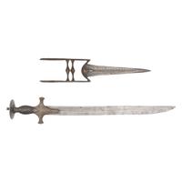 Two Indo-Persian Edged Weapons: Katar & Short Talwar