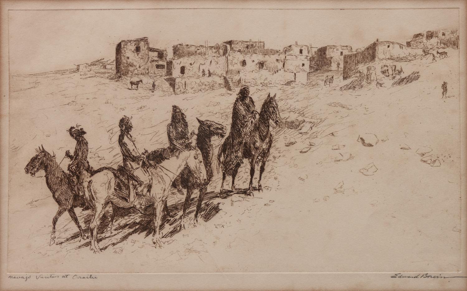 Navajo Visitors at Oraibi