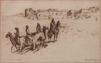 Navajo Visitors at Oraibi