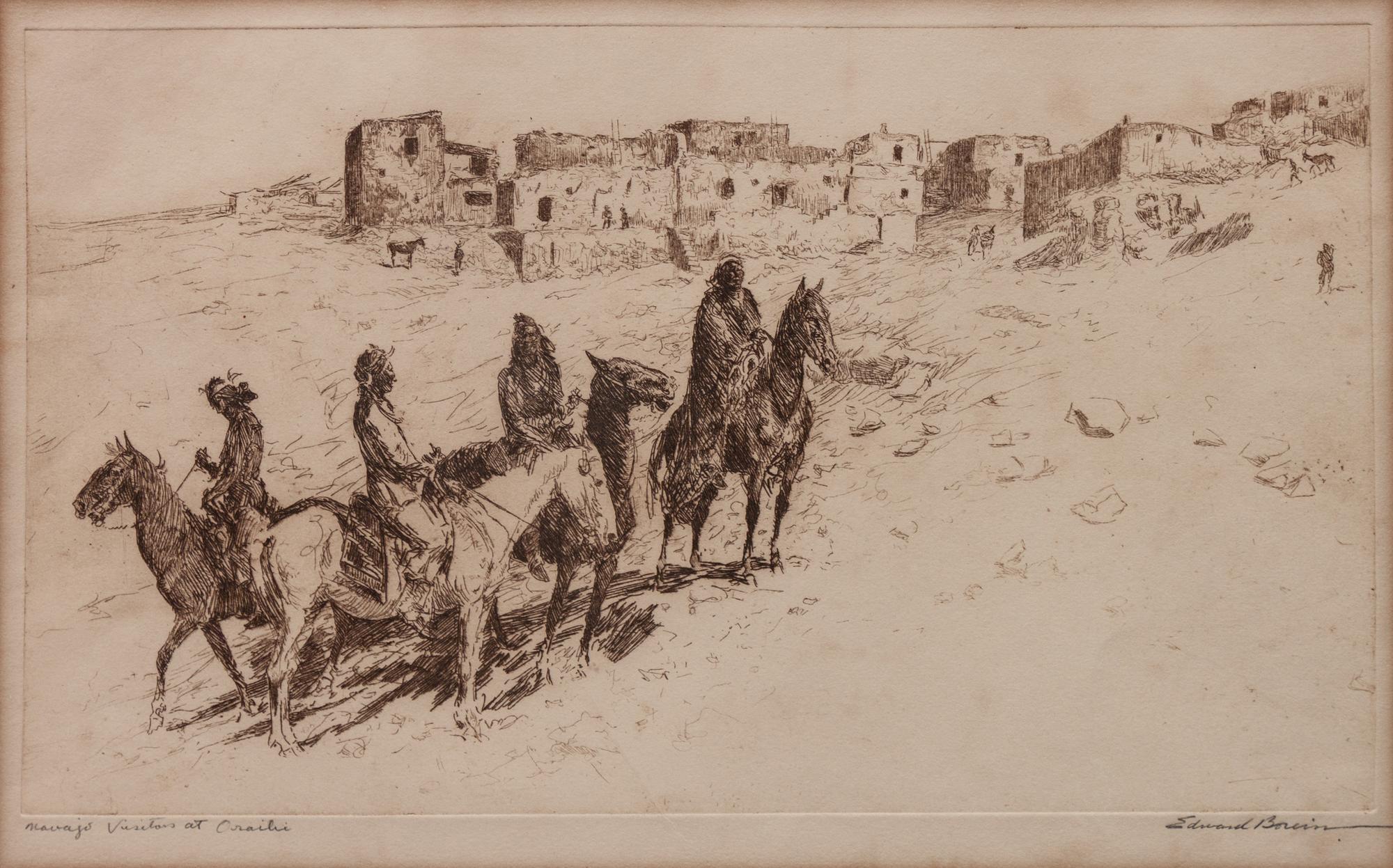 Navajo Visitors at Oraibi