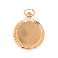 TAVANNES WATCH CO., 14K YELLOW GOLD POCKET WATCH