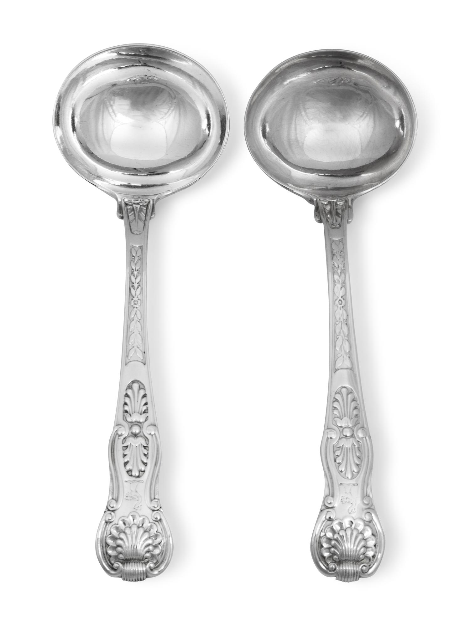 A Pair of Paul Storr Silver Sauce Ladles
