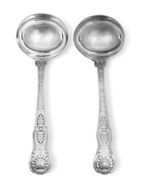 A Pair of Paul Storr Silver Sauce Ladles