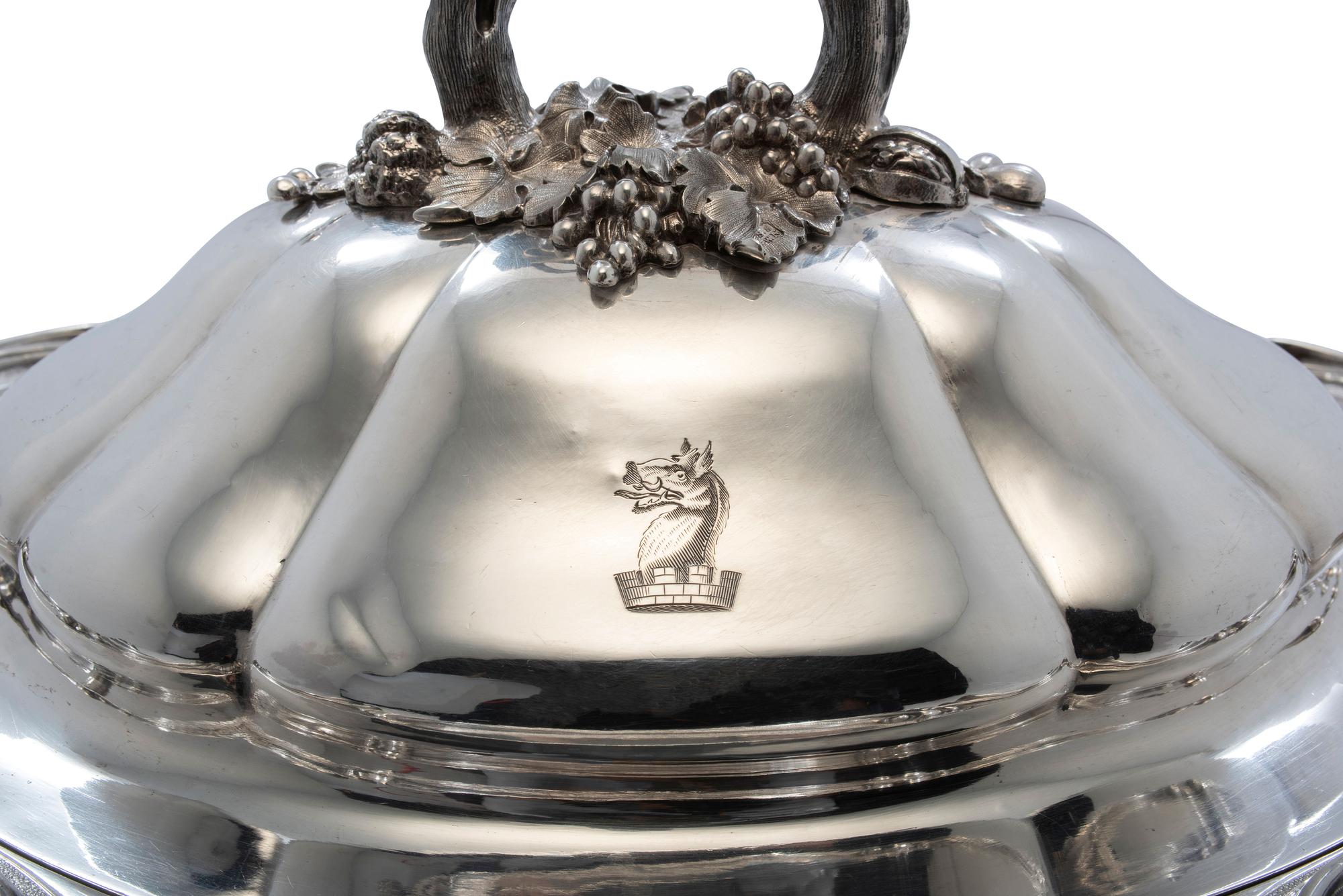 A Victorian Silver Presentation Tureen