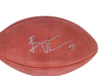 A Group of Five Brian Urlacher Signed Autograph Items (Beckett Authentication Services BAS Certified)