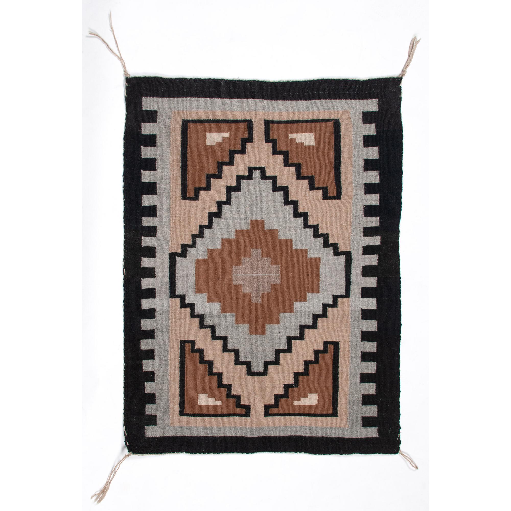 Navajo Two Grey Hills Weaving / Rug