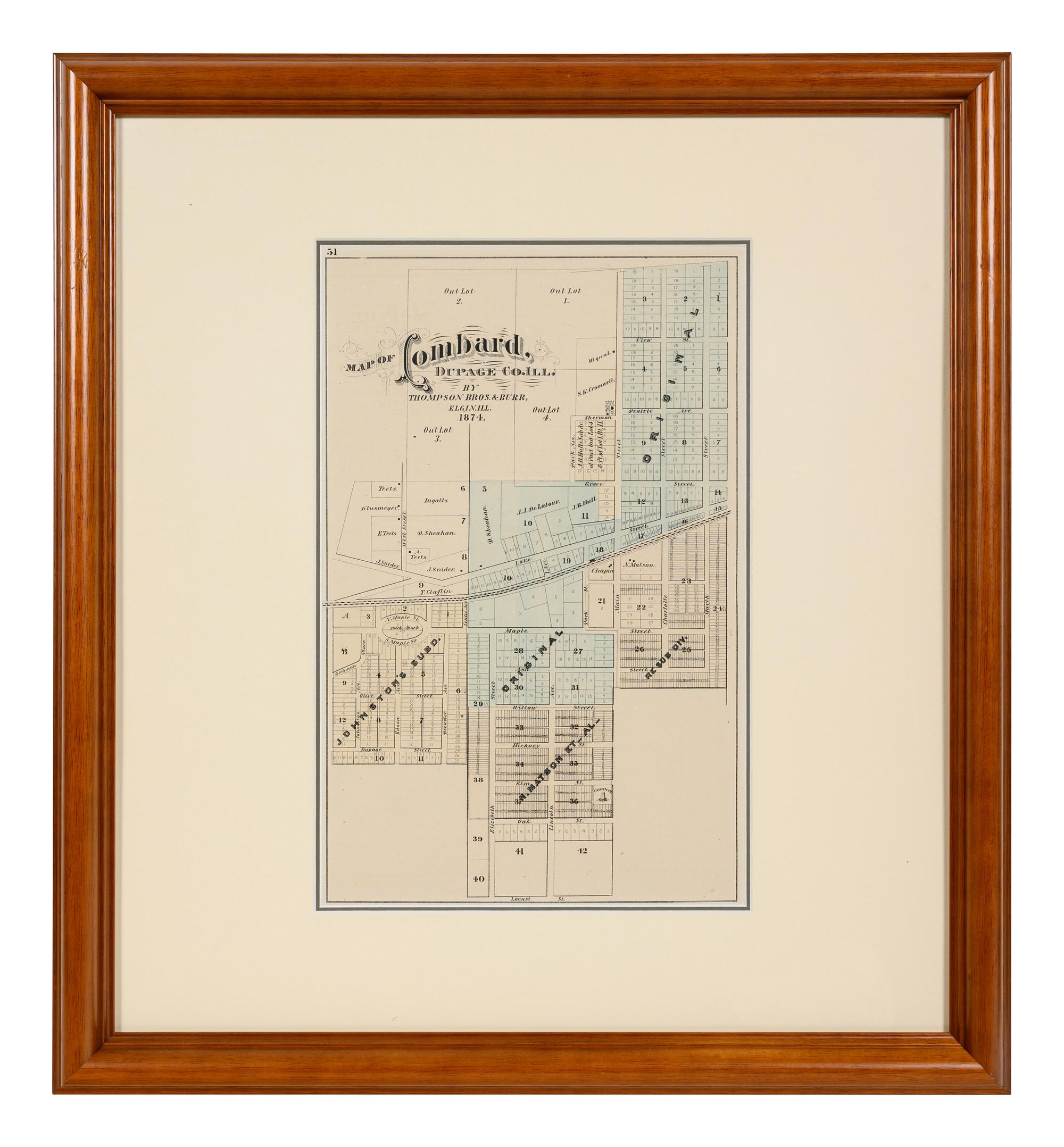 A Group of 11 19th and 20th century maps, comprising: