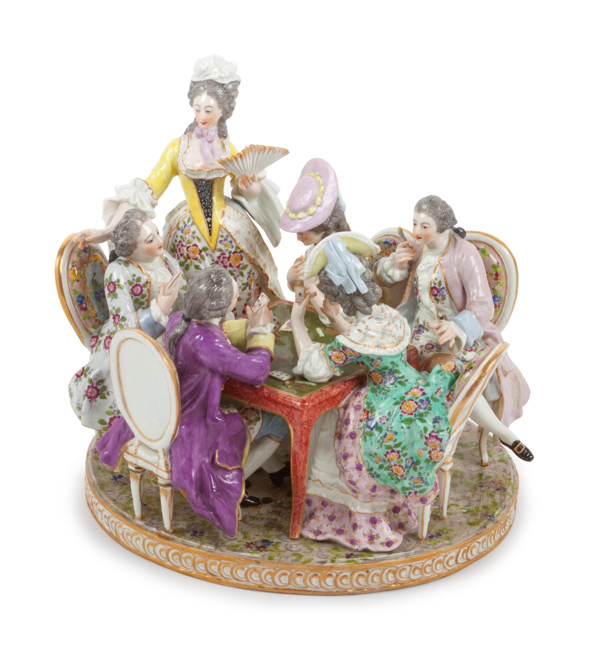 A Continental Porcelain Figural Group — 19TH CENTURY