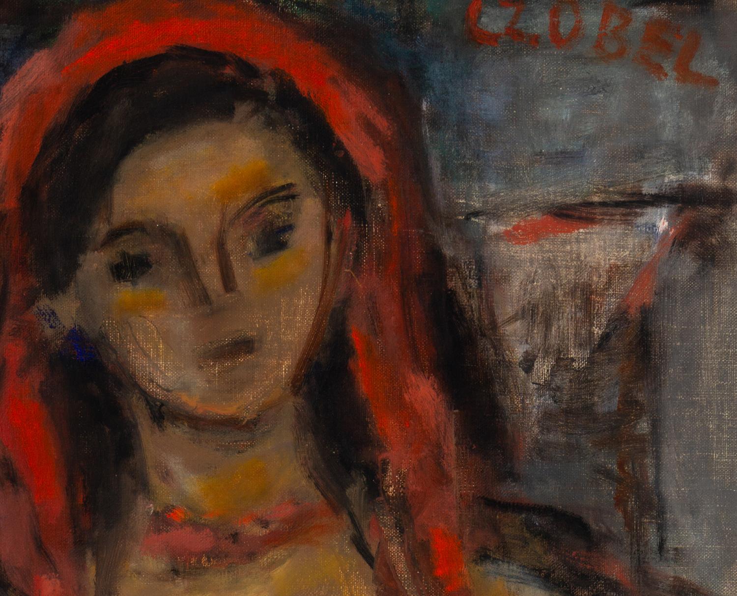 Girl in a Red Babushka , c. 1959