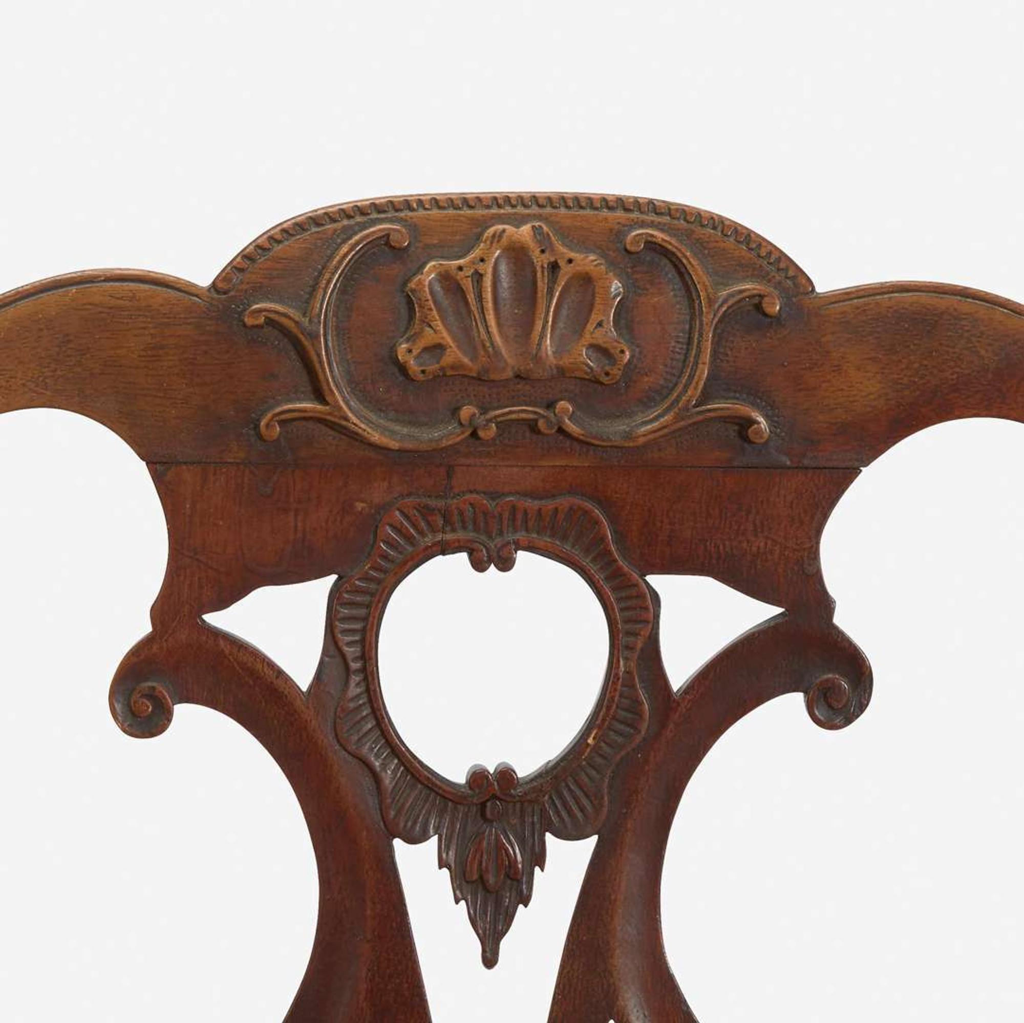 A Chippendale carved mahogany side chair Mid-Atlantic States, possibly Lancaster, PA, circa 1780