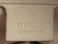 Gucci Soho Chain Tote Bag in White