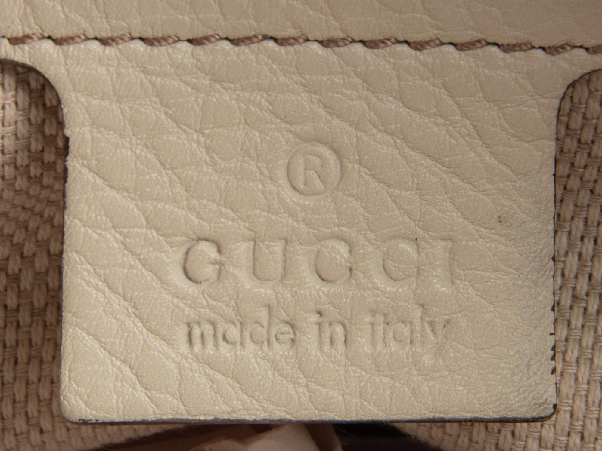 Gucci Soho Chain Tote Bag in White