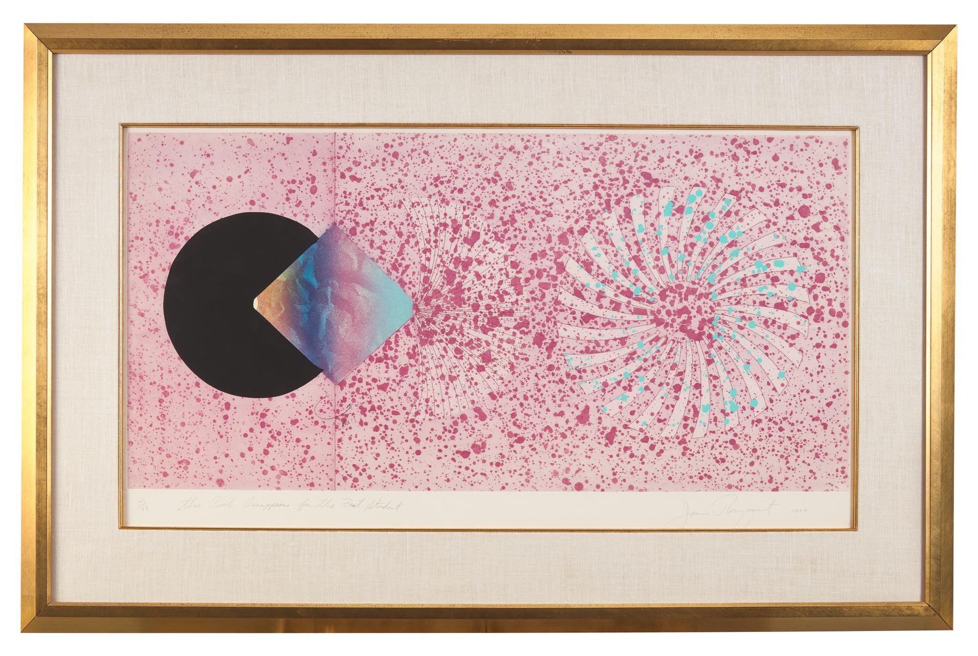 The Book Disappears for the Fast Student (a group of three prints) , 1977