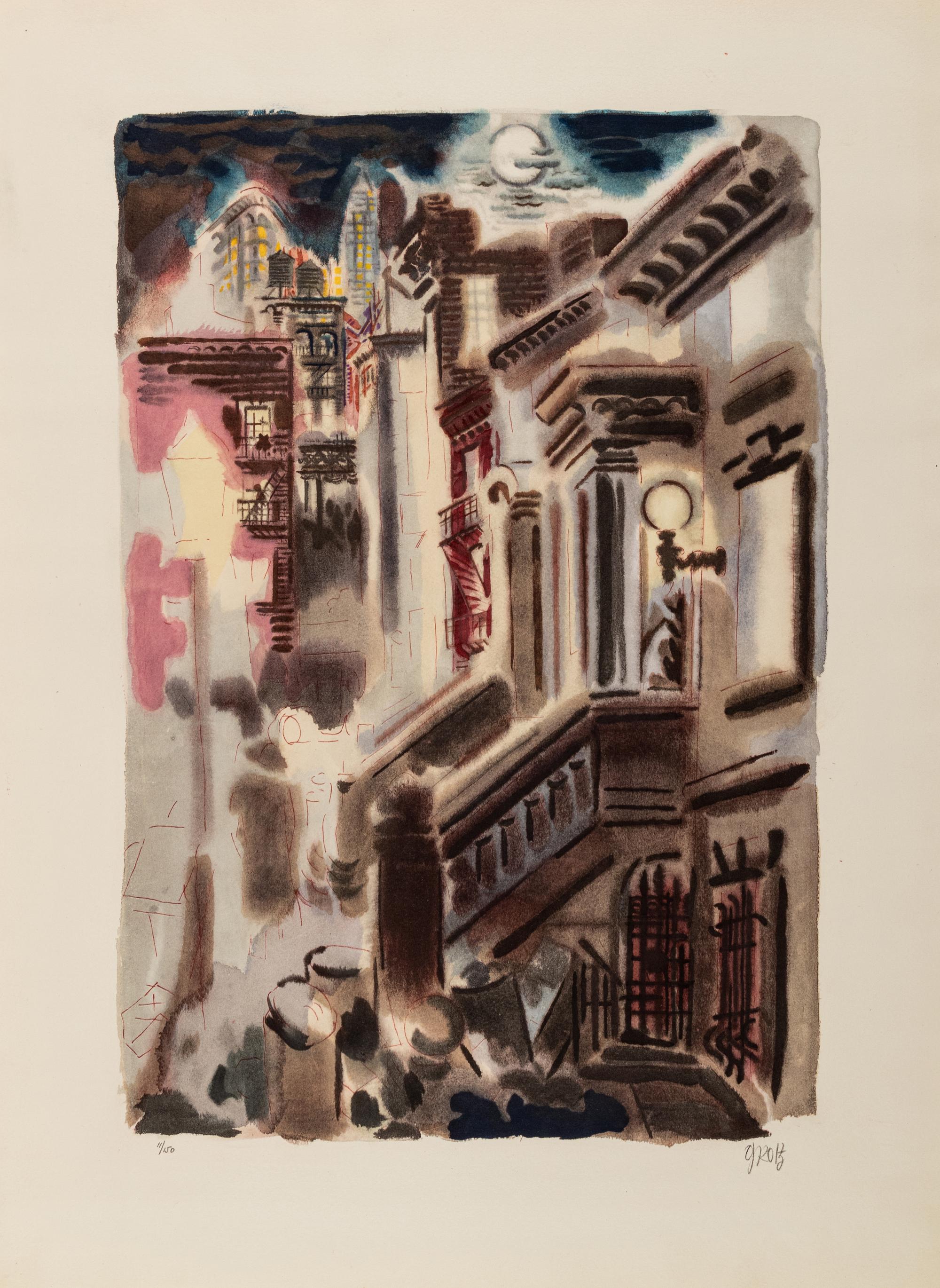 Bagdad-on-the-Subway: A Portfolio of Six Signed Water-Colors Depicting O'Henry's New York