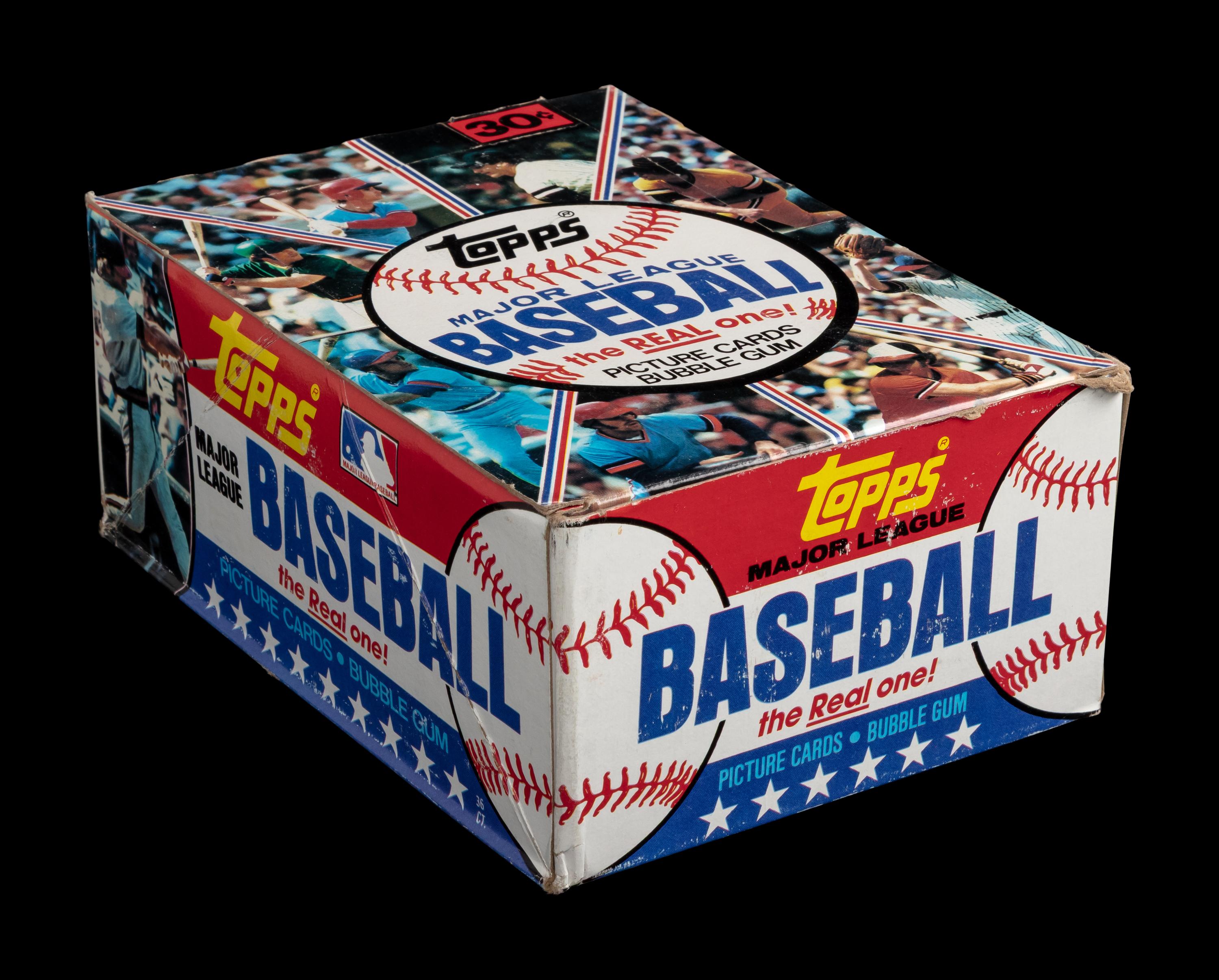 An Unopened Wax Box of 1981 Topps Baseball Cards