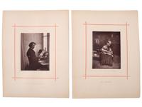 [EARLY PHOTOGRAPHY]. THOMSON, John, photog. Two woodburytype prints from Street Life in London .