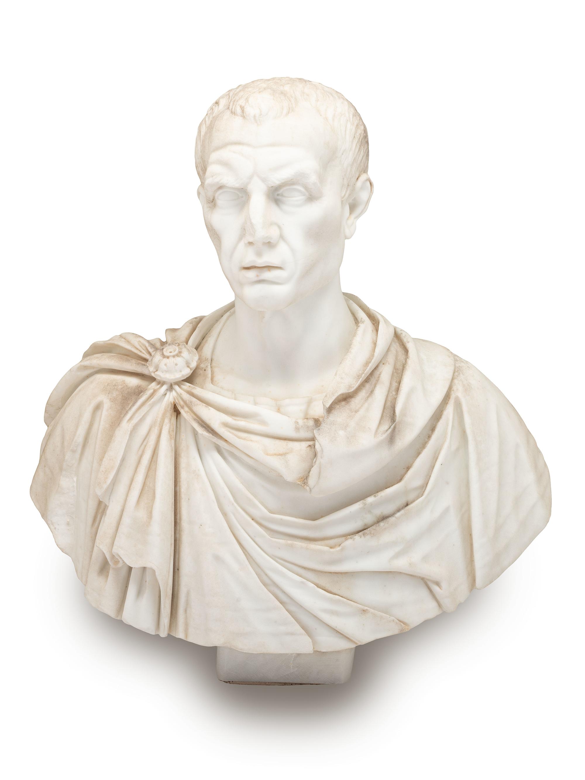 An Italian Marble Bust of Julius Caesar