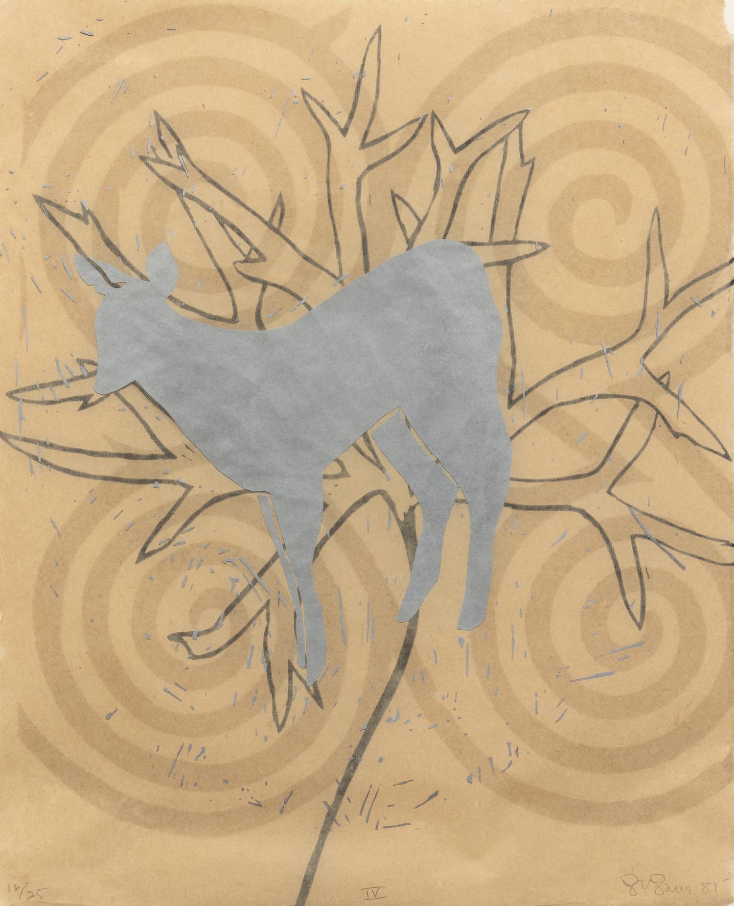 A group of seven lithographs titled I-VII