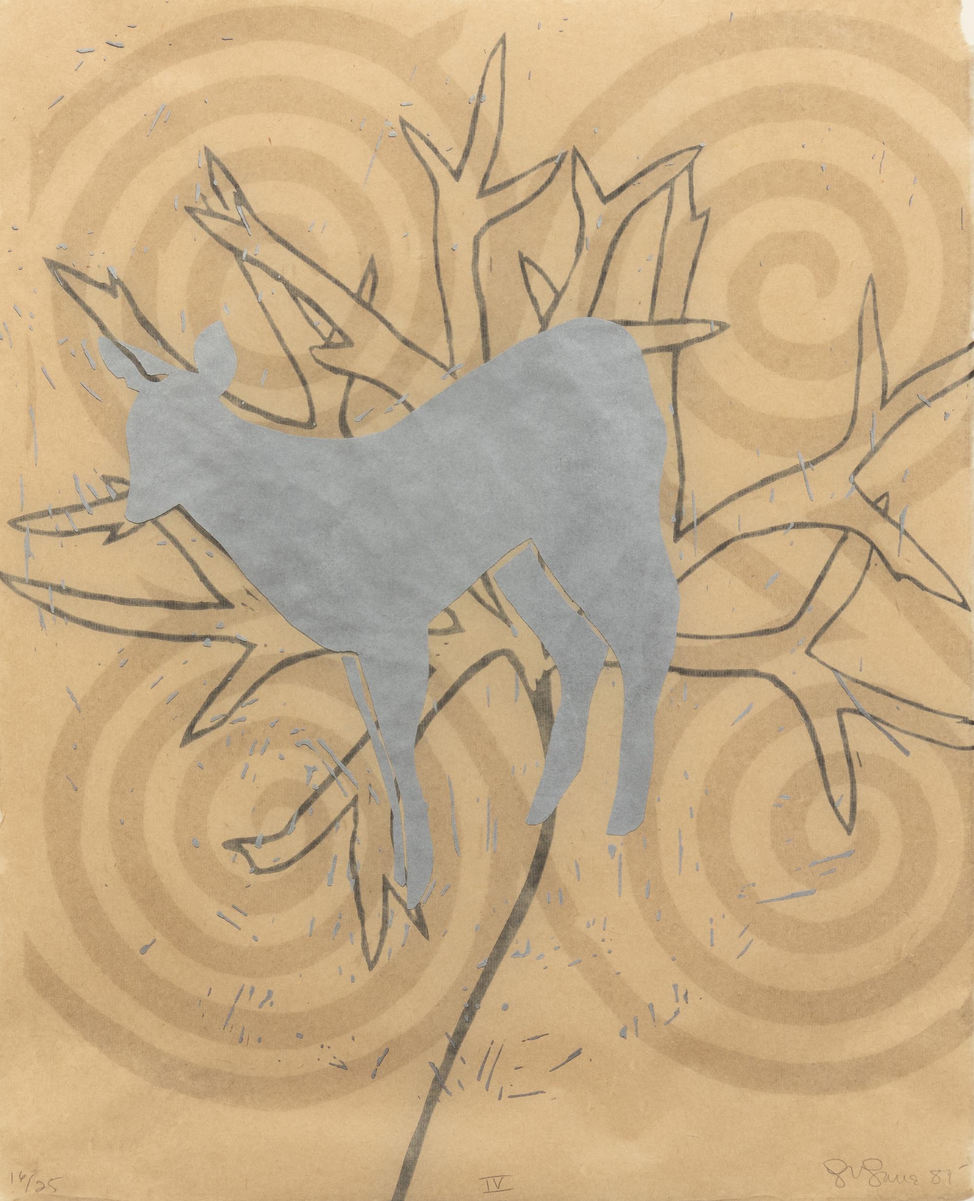 A group of seven lithographs titled I-VII