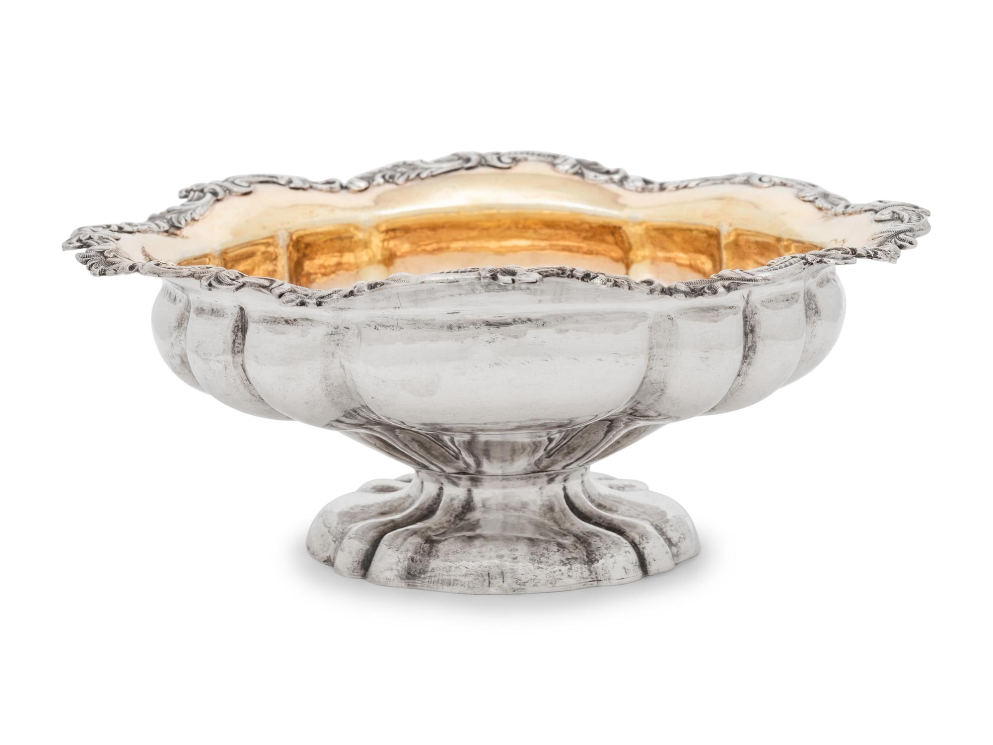 A Russian Silver Footed Bowl