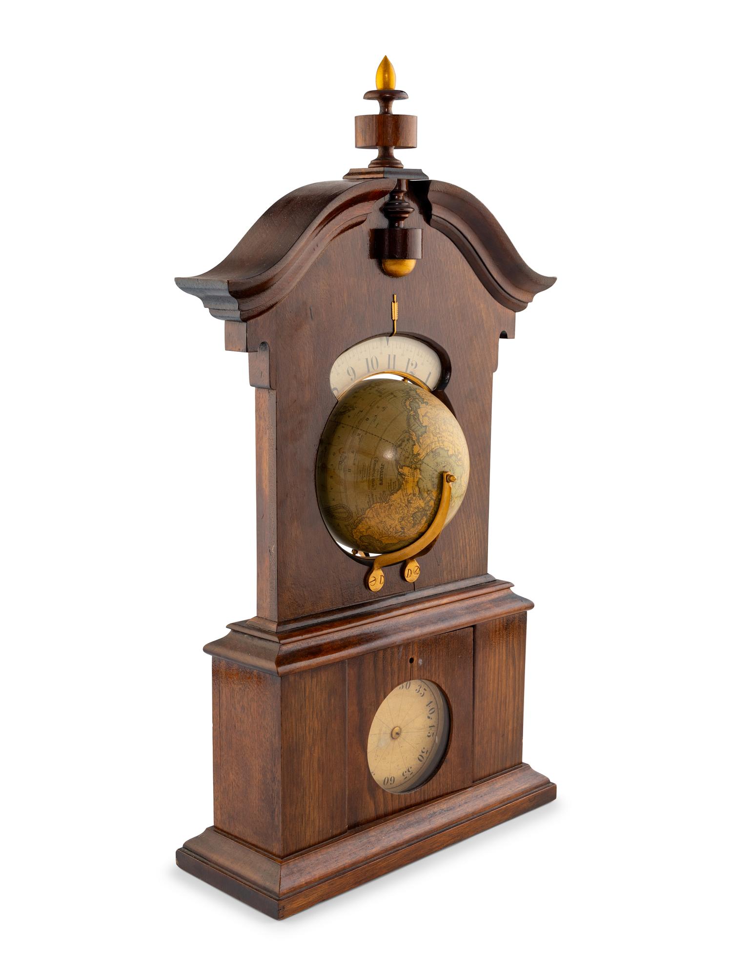 A Timby Solar Globe Mantel Clock