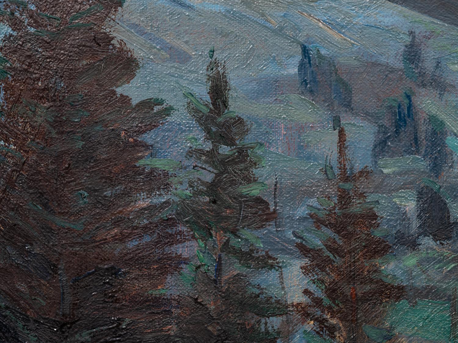 Landscape with Mountains and Trees