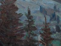 Landscape with Mountains and Trees